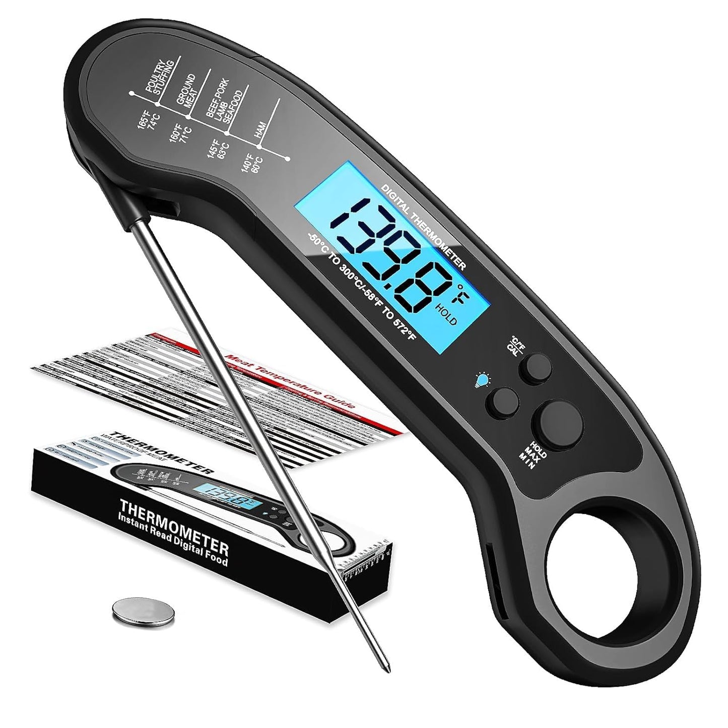 Meat Thermometer Digital - Bargain Casual Wear - ROUUO