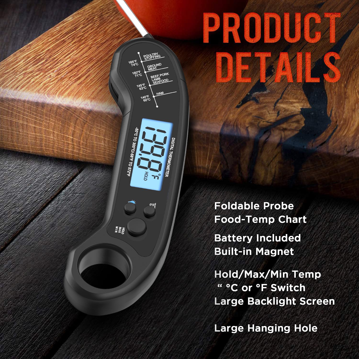 Meat Thermometer Digital - Bargain Casual Wear - 