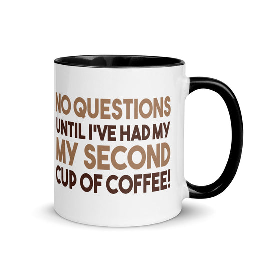 No Questions Mug - Bargain Casual Wear - Bargain Casual Wear